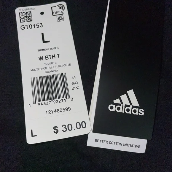 NWT ADIDAS Essential Comfort Tee - Picture 8 of 9